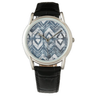 Indigo-Extraktion - geometrisch Armbanduhr