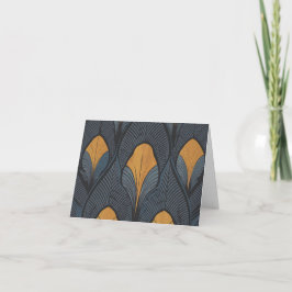 Indigo Feather Dankeskarte