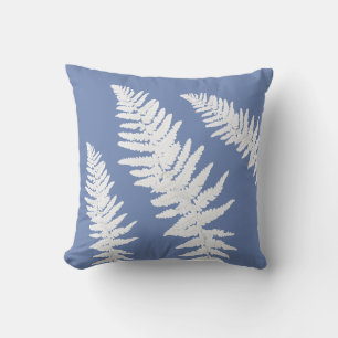 Indigo Fern Botanischer Tosskissen Kissen