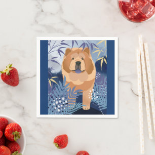 INDIGO glatte, gegossene Papierservietten