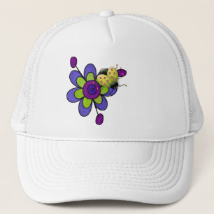 Indigo & Green Fun Blume Truckerkappe