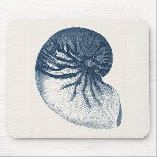 Indigo-Haifisch-AugeSeashell Mousepad