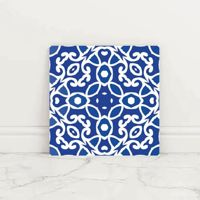 Indigo Heritage Classic Portuguese Geometric Fliese (Von Creator hochgeladen)