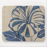 Indigo Hibiskus Mousepad<br><div class="desc">floral</div>