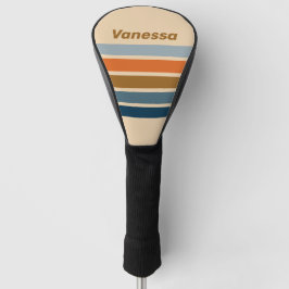 Indigo Horizon Across Striping with Name Golf Headcover