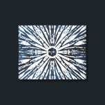 Indigo Ink Radial Motif Leinwanddruck<br><div class="desc">Indigo Ink Motif I bis Juni Erica Vess. Radiales Design aus indigoblau-Farbgebung und verschiedenen geometrischen Formen.</div>