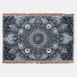 Indigo Mandala Decke