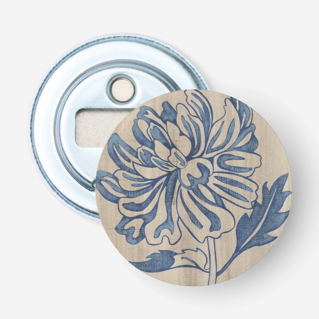 Indigo Mum Flaschenöffner (Vorderseite)