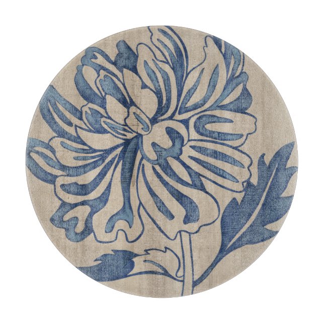 Indigo Mum Schneidebrett (Vorderseite)