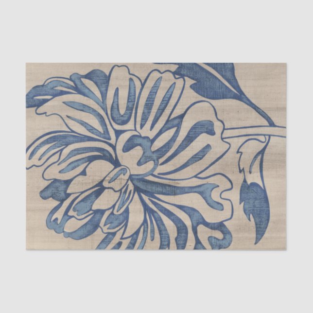 Indigo Mum Seidenpapier (Vorderseite)