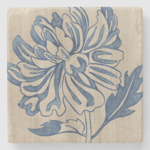 Indigo Mum Steinuntersetzer