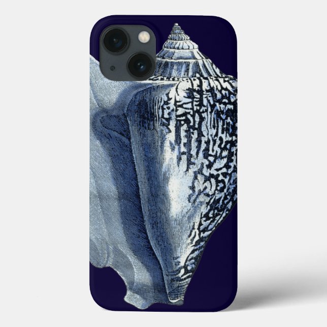 Indigo-Muscheln I Case-Mate iPhone Hülle (Rückseite)