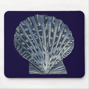 Indigo-Muscheln VIII Mousepad
