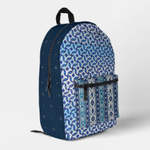 Indigo-Ottomanische und japanisch inspirierte Kuns