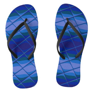Indigo-Palette Flip Flops