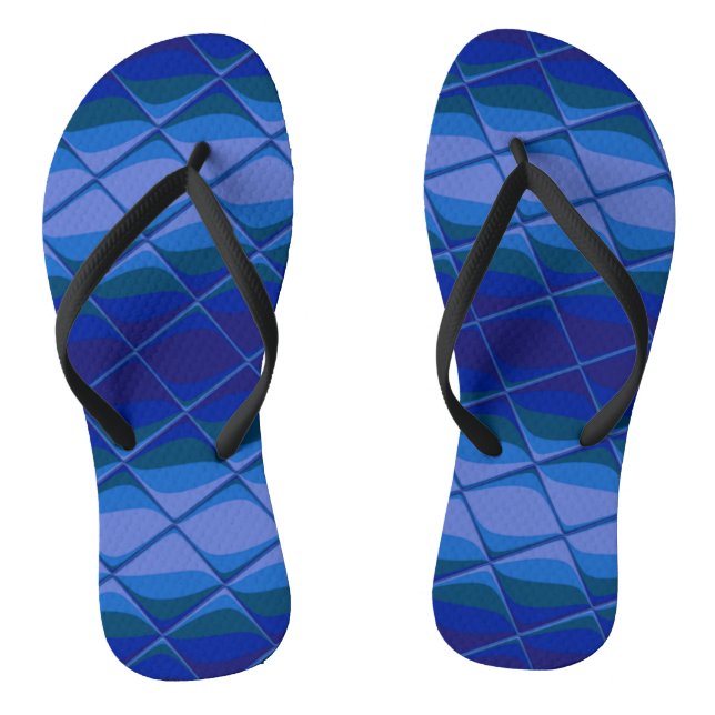 Indigo-Palette Flip Flops (Fußbett)