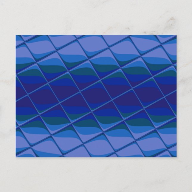 Indigo-Palette Postkarte (Vorderseite)