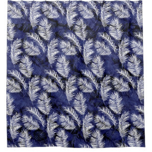 Indigo Palms Duschvorhang