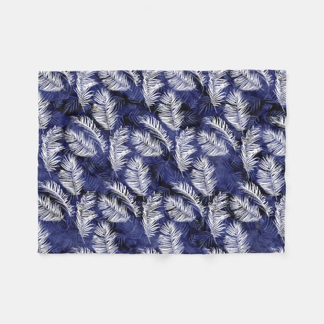 Indigo Palms Fleecedecke (Vorderseite (Horizontal))