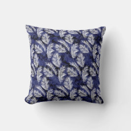 Indigo Palms Kissen