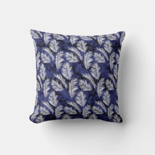 Indigo Palms Kissen