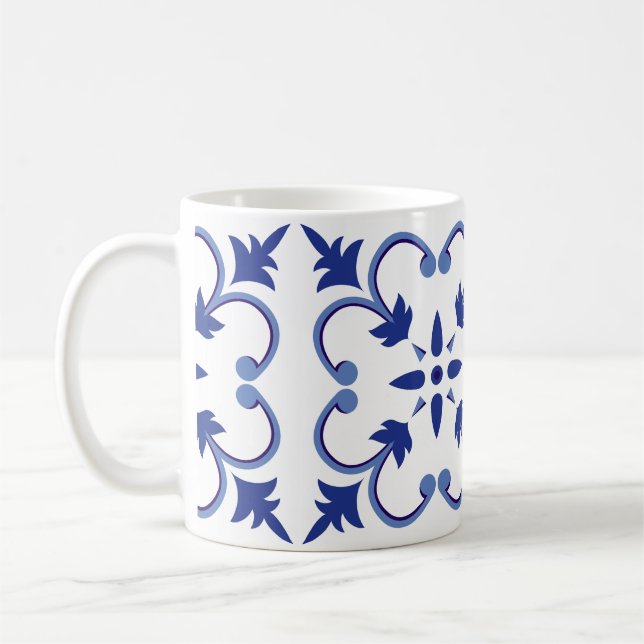 Indigo Petal Vine Kaffeetasse (Links)