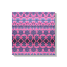 Indigo Pink II Gespannte Leinwanddruck
