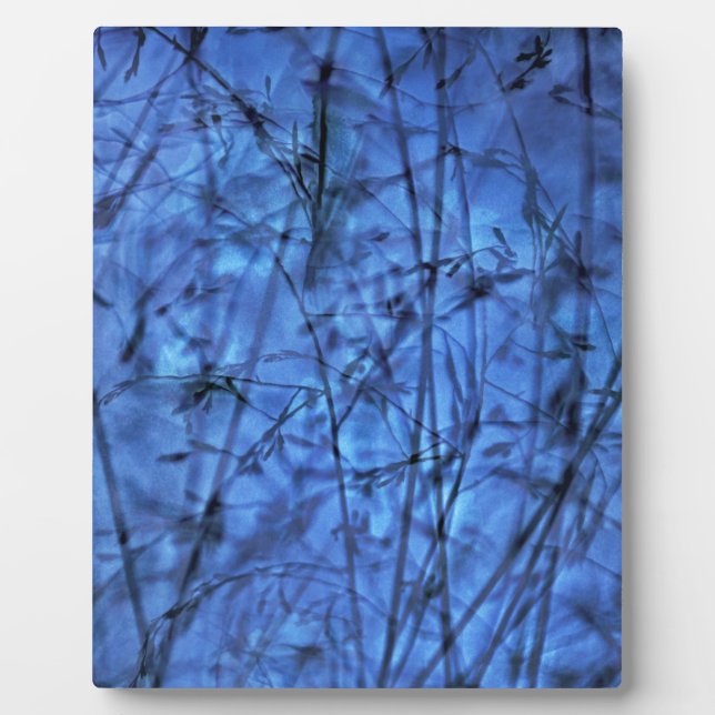 Indigo Plantscape Fotoplatte (Vorderseite)