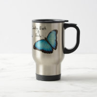 Indigo-Reise-Tasse - verdoppeln Sie