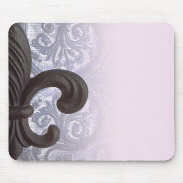 Indigo-/Rosen"Eisen-Lilie" mousepad (Vorne)