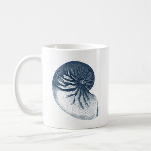 Indigo Shark Eye Seashell Kaffeetasse