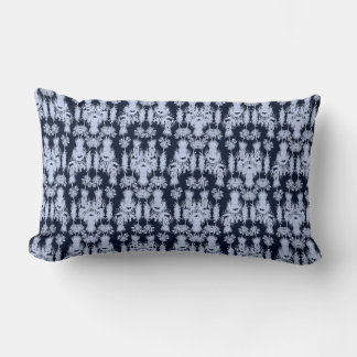 Indigo Shibori Pillow: Texturierte Farbträume Lendenkissen