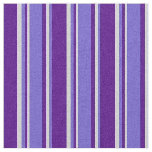 Indigo, Slate Blue und Light Grau farbige Linien Stoff (Nahaufnahme)