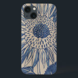 Indigo-Sonnenblume Case-Mate iPhone Hülle<br><div class="desc">Mit Blumen</div>
