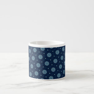 Indigo Spirit: Boho African Geometry Espressotasse