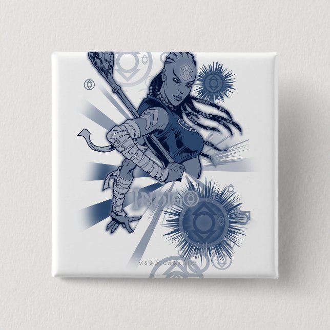 Indigo-Stamm 10 Button (Vorderseite)