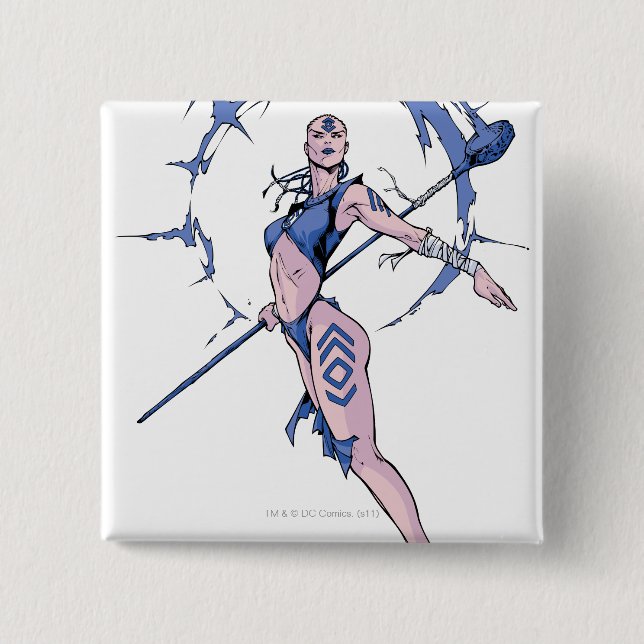 Indigo-Stamm 7 Button (Vorderseite)