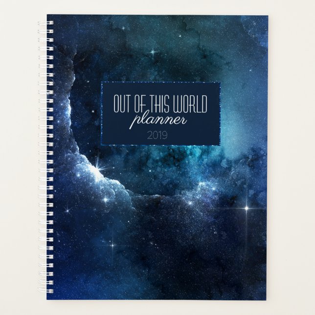 Indigo Star Galaxy Starfield Planner Planer (Vorderseite)