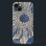 Indigo Sunflower Case-Mate iPhone Hülle<br><div class="desc">floral</div>