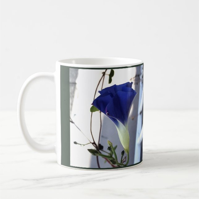 Indigo Swirl Morning Glory Kaffeetasse (Links)