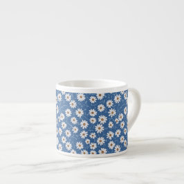 Indigo Traum Gänseblümchen Espressotasse