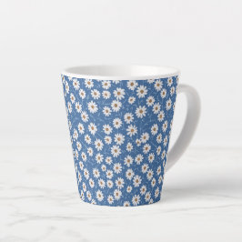 Indigo Traum Gänseblümchen Milchtasse