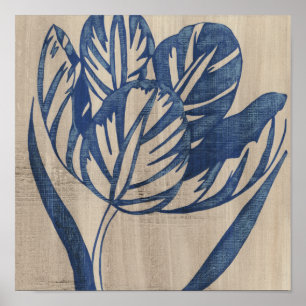Indigo-Tulpe Poster