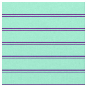 Indigo- und Aquamarine-Muster Stoff