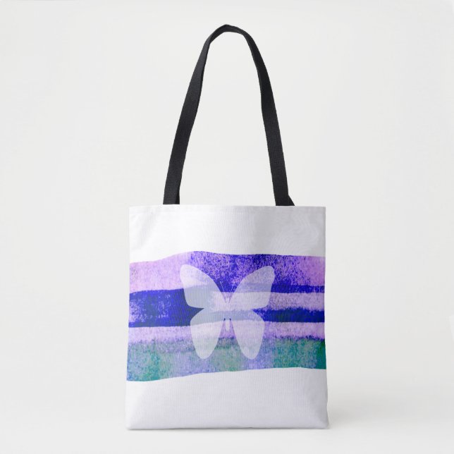 Indigo Watercolor Butterfly (Vorderseite)