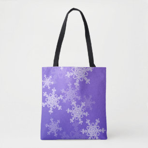 Indigo White Snowflakes Minimalistisch Weihnachten