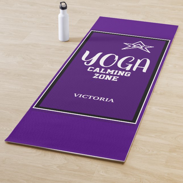 Indigo White Star Yoga Calming Zone Yogamatte (Beispiel)