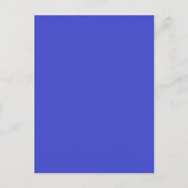 Indigoblau Postkarte (Vorderseite)