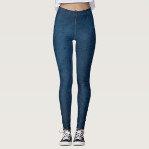 Indigofarbe Schlicht Leggings