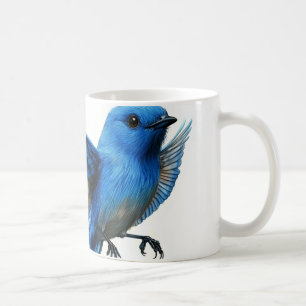 Indigofink, ein kleiner ziehender Singvogel Kaffeetasse